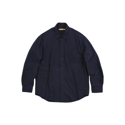 OG Dobby Weave Seersucker - Navy