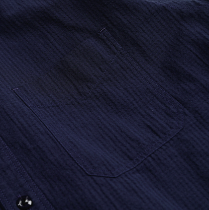 OG Dobby Weave Seersucker - Navy