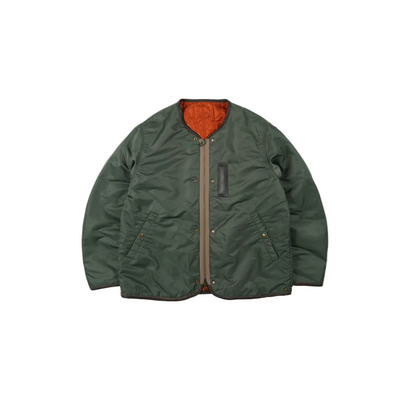 Reversible MA-1 Liner Jacket - Olive