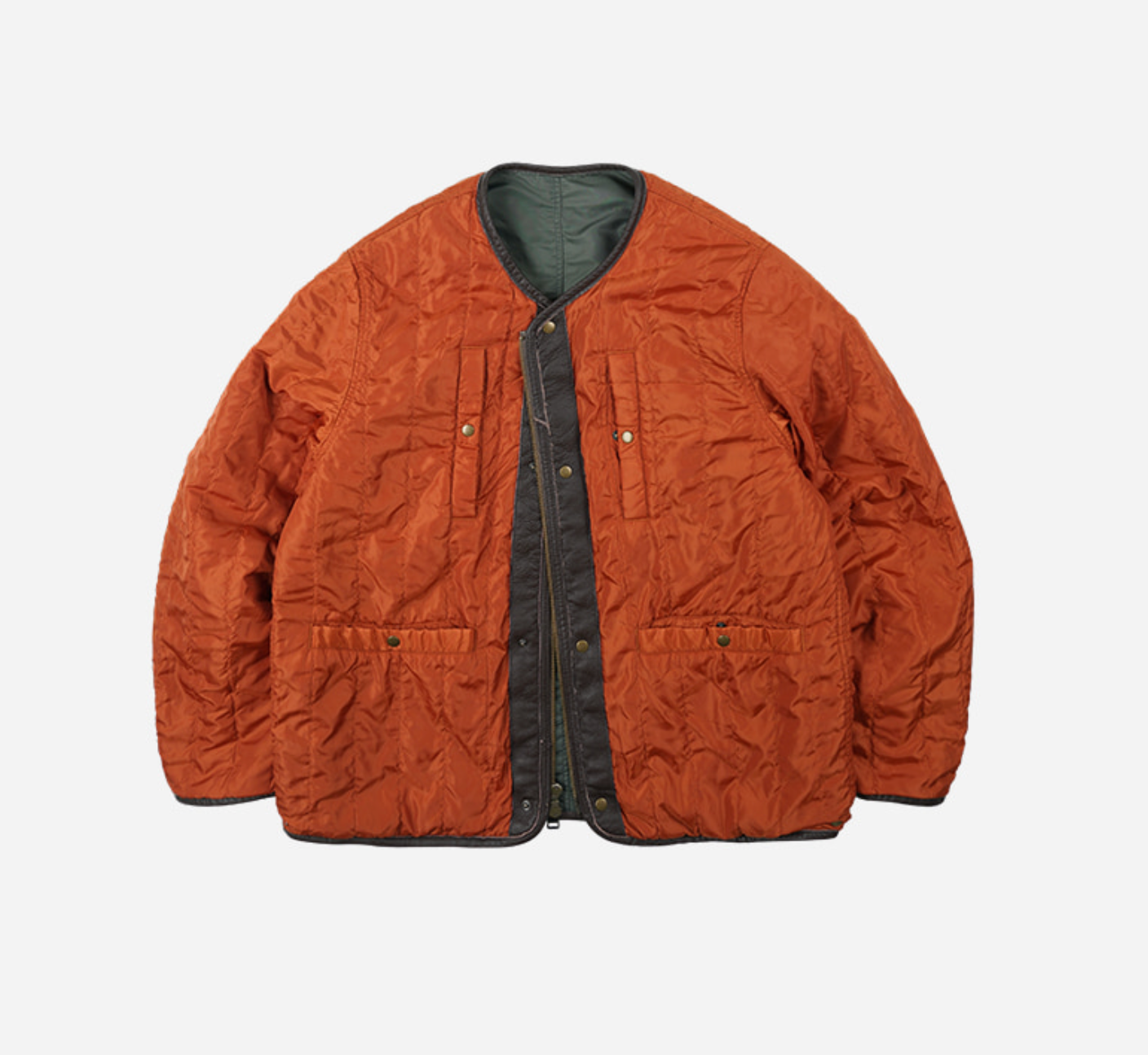 Reversible MA-1 Liner Jacket - Olive
