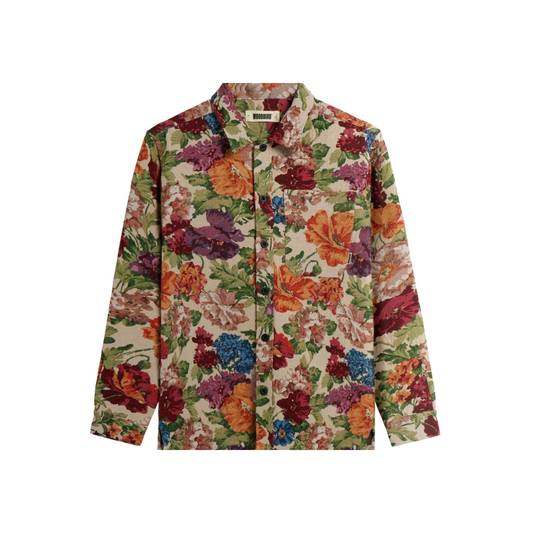 Glixto Jaquard Shirt - Light Blue