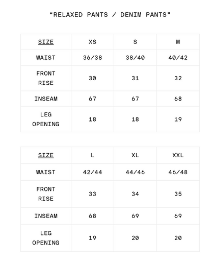 Relaxed Pants - Indigo