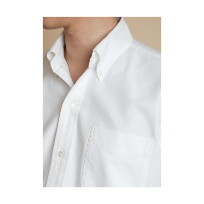 Chemise Ametora Button Down Selvedge Oxford - White