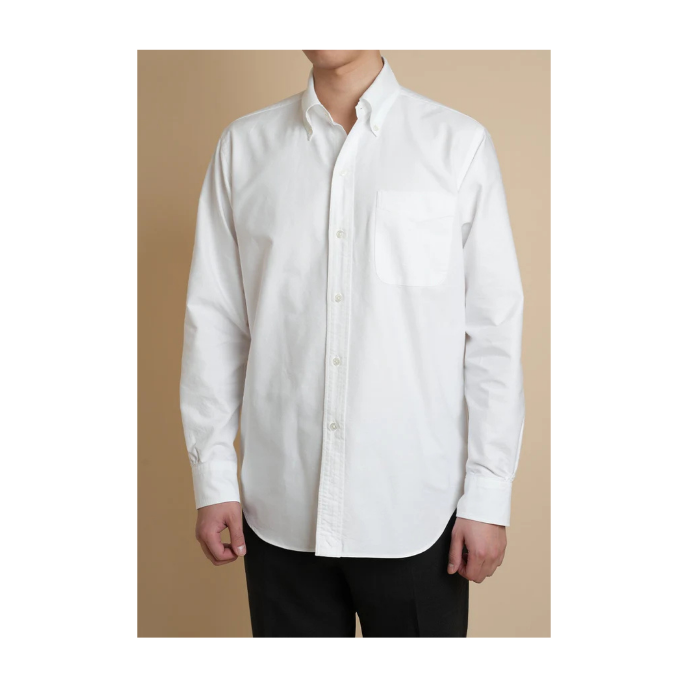 Chemise Ametora Button Down Selvedge Oxford - White