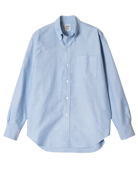 Chemise Vintage Ivy Ametora Button Down Selvedge Oxford - Blue