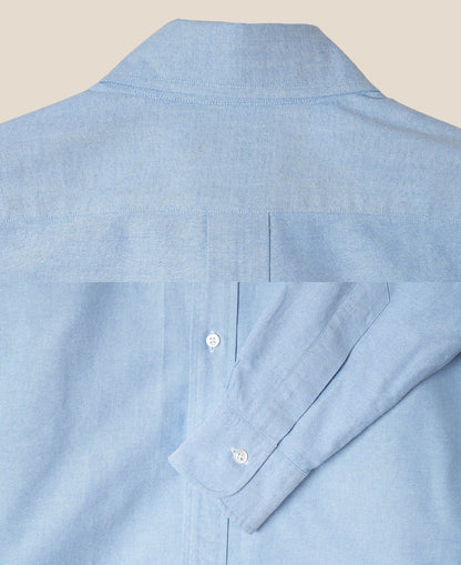 Chemise Vintage Ivy Ametora Button Down Selvedge Oxford - Blue