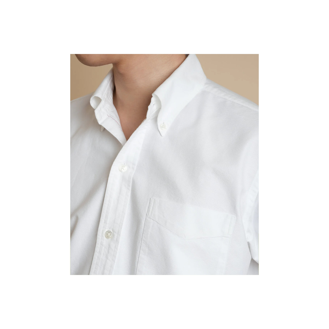 Chemise Ametora Button Down Selvedge Oxford - White