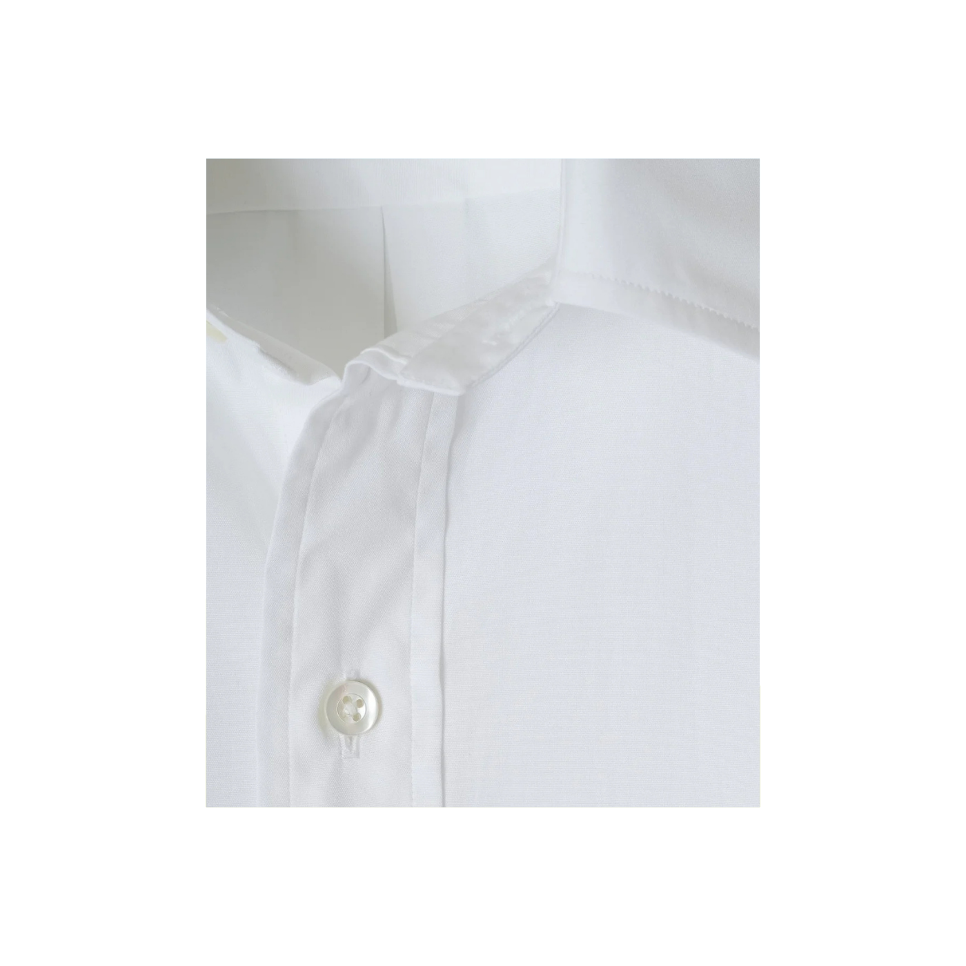 Chemise Ametora Straight Collar Selvedge Poplin - White