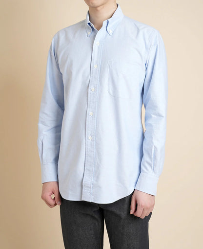 Chemise Vintage Ivy Button Down Oxford - Blue