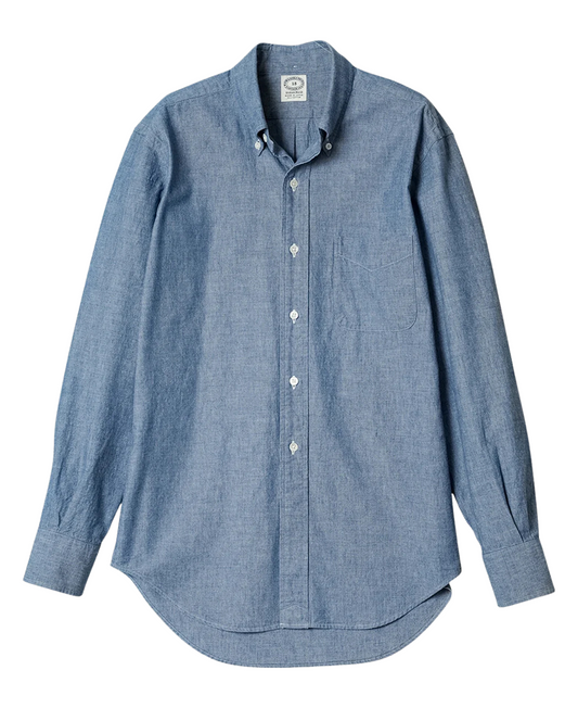 Chemise Vintage Ivy Button Down Chambray - Blue