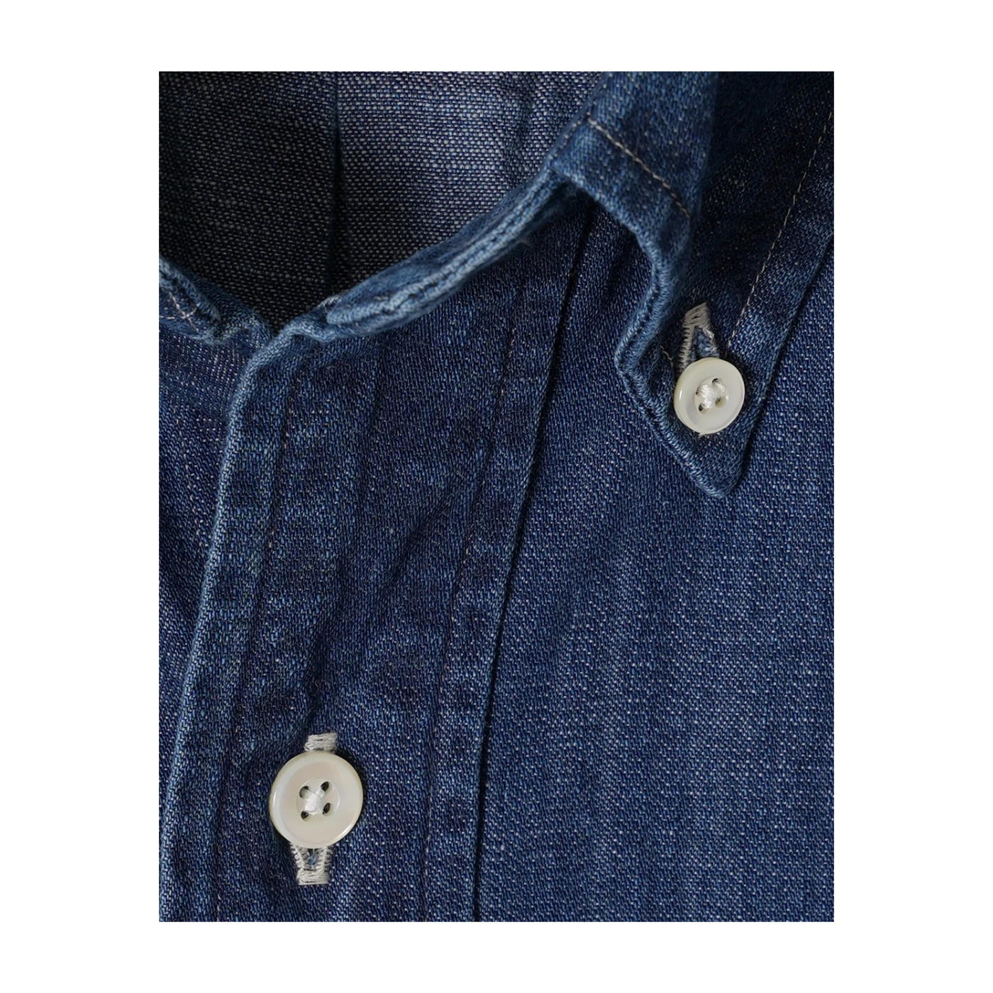 Chemise Vintage Ivy Button Down Denim - Dark Blue