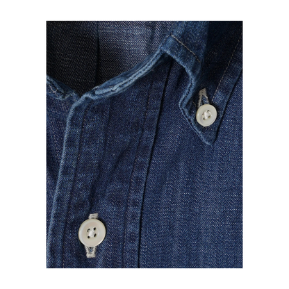 Chemise Vintage Ivy Button Down Denim - Dark Blue
