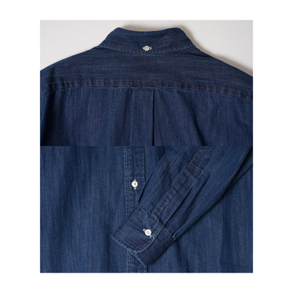 Chemise Vintage Ivy Button Down Denim - Dark Blue