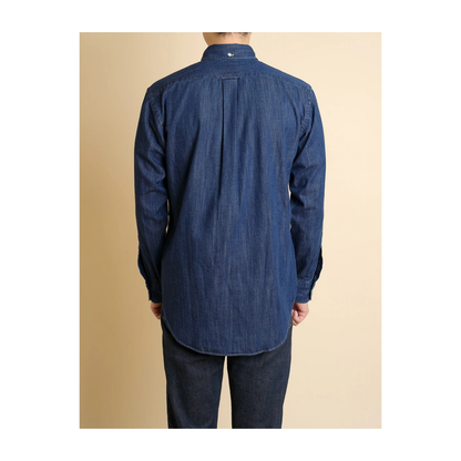 Chemise Vintage Ivy Button Down Denim - Dark Blue