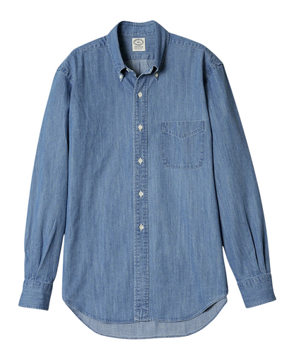 Chemise Vintage Ivy Button Down Denim - Blue