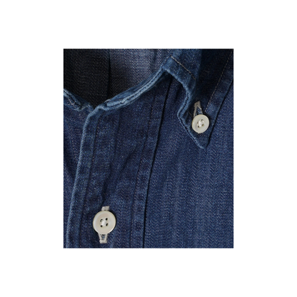 Chemise Vintage Ivy Button Down Denim - Dark Blue