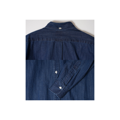 Chemise Vintage Ivy Button Down Denim - Dark Blue