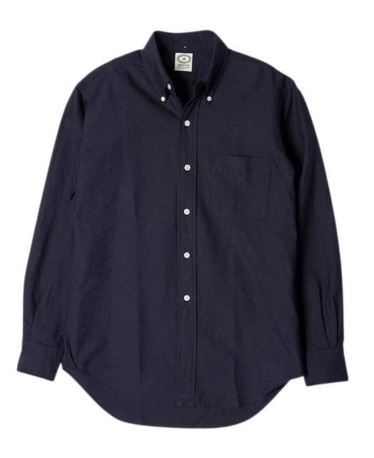 Chemise Vintage Ivy Button Down Oxford -Navy