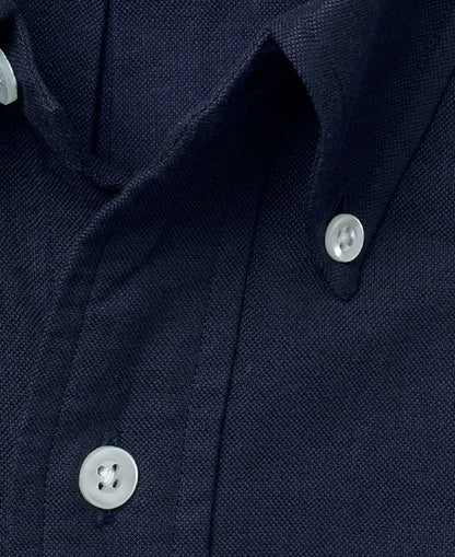 Chemise Vintage Ivy Button Down Oxford -Navy