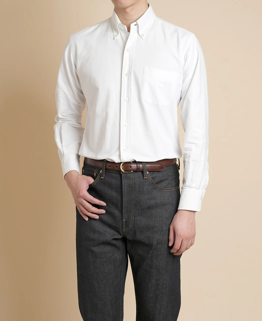 Chemise Vintage Ivy Button Down Oxford - White