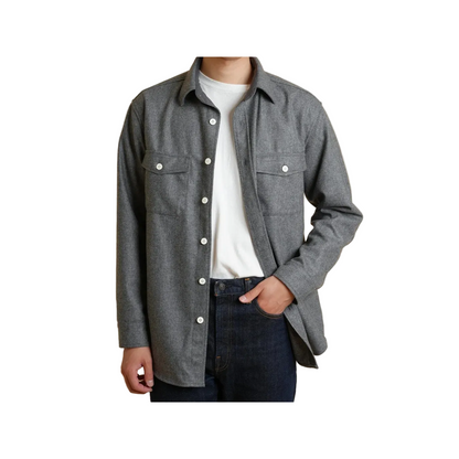 Chemise CPO Wool Flannel - Gray