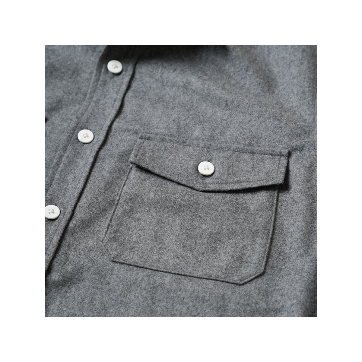 Chemise CPO Wool Flannel - Gray
