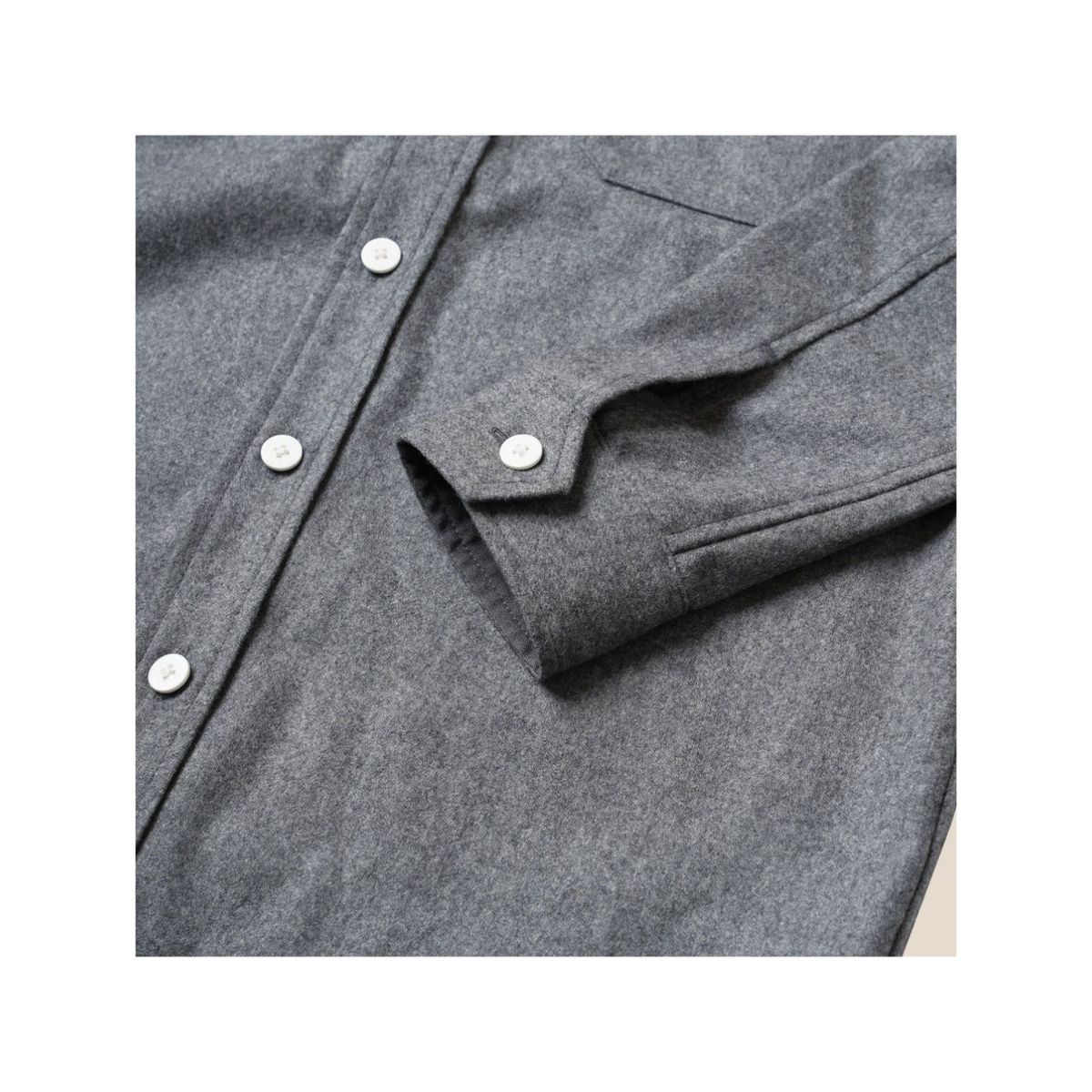 Chemise CPO Wool Flannel - Gray