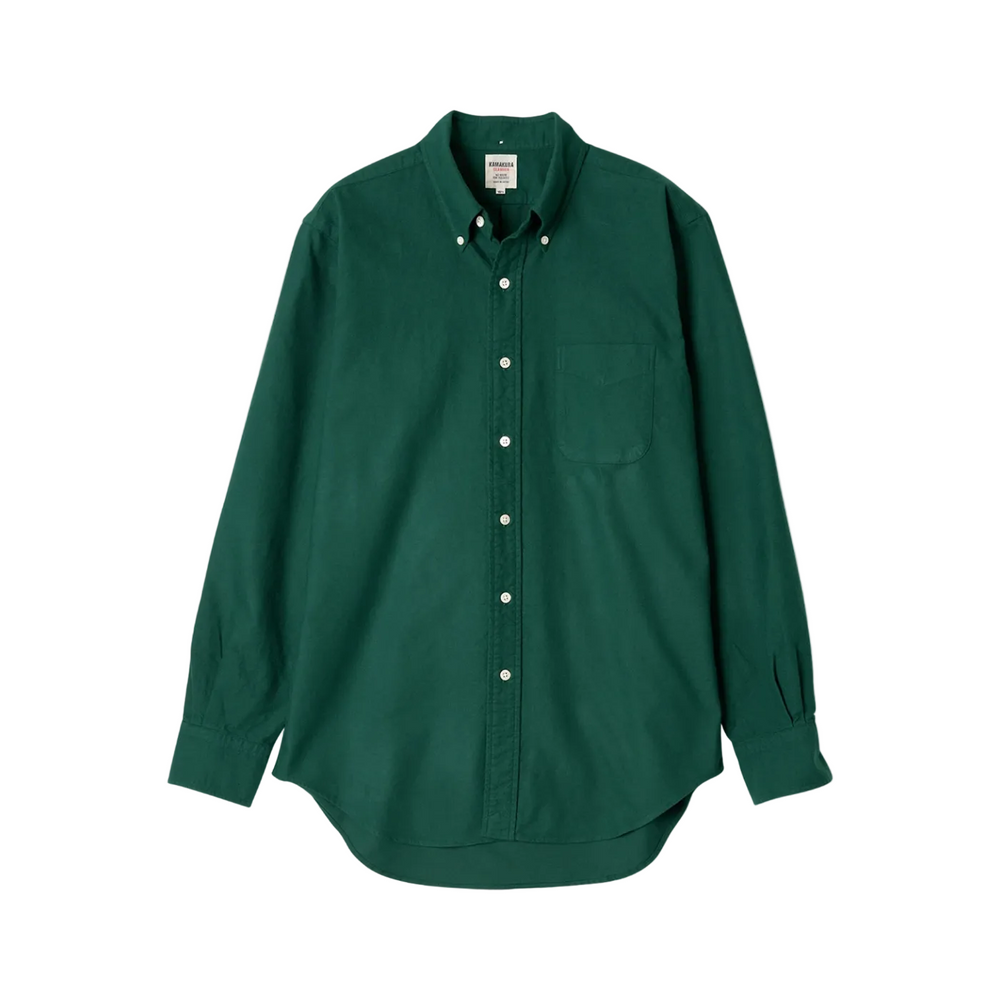 Chemise Vintage Ivy Brushed Oxford - Green