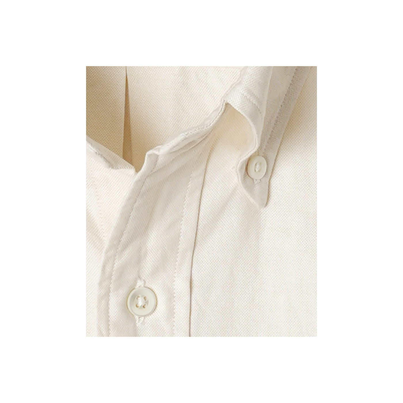 Chemise Vintage Ivy Button Down Oxford - Ecru