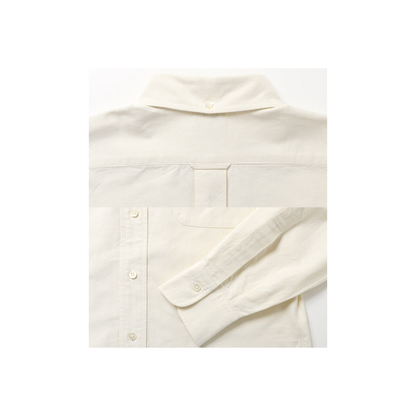 Chemise Vintage Ivy Button Down Oxford - Ecru