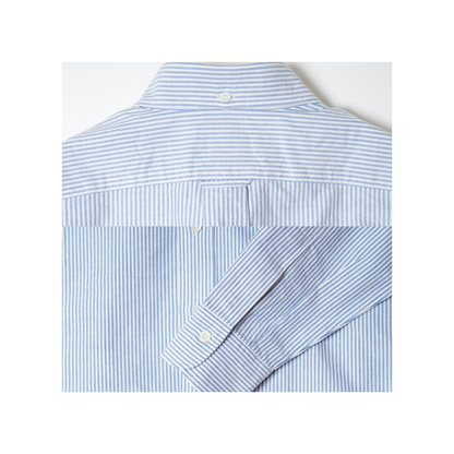 Chemise Vintage Ivy Button Down Oxford University Stripe - Blue