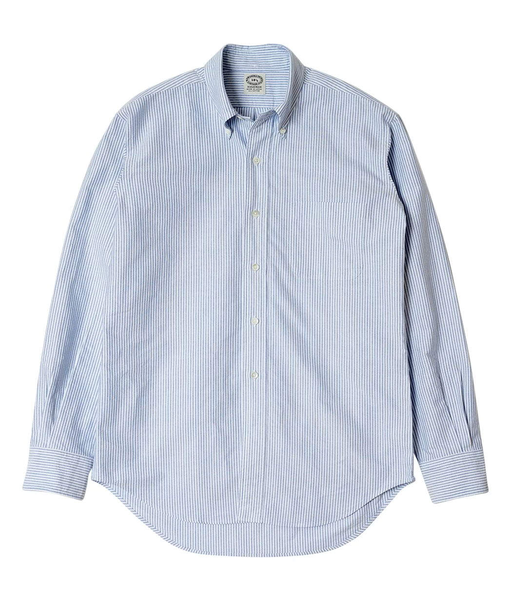 Chemise Vintage Ivy Button Down Oxford University Stripe - Blue