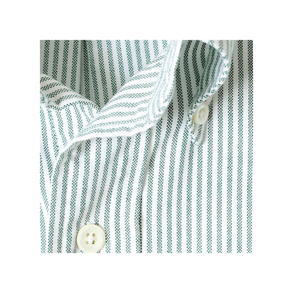 Chemise Vintage Ivy Button Down Oxford University Stripe - Green