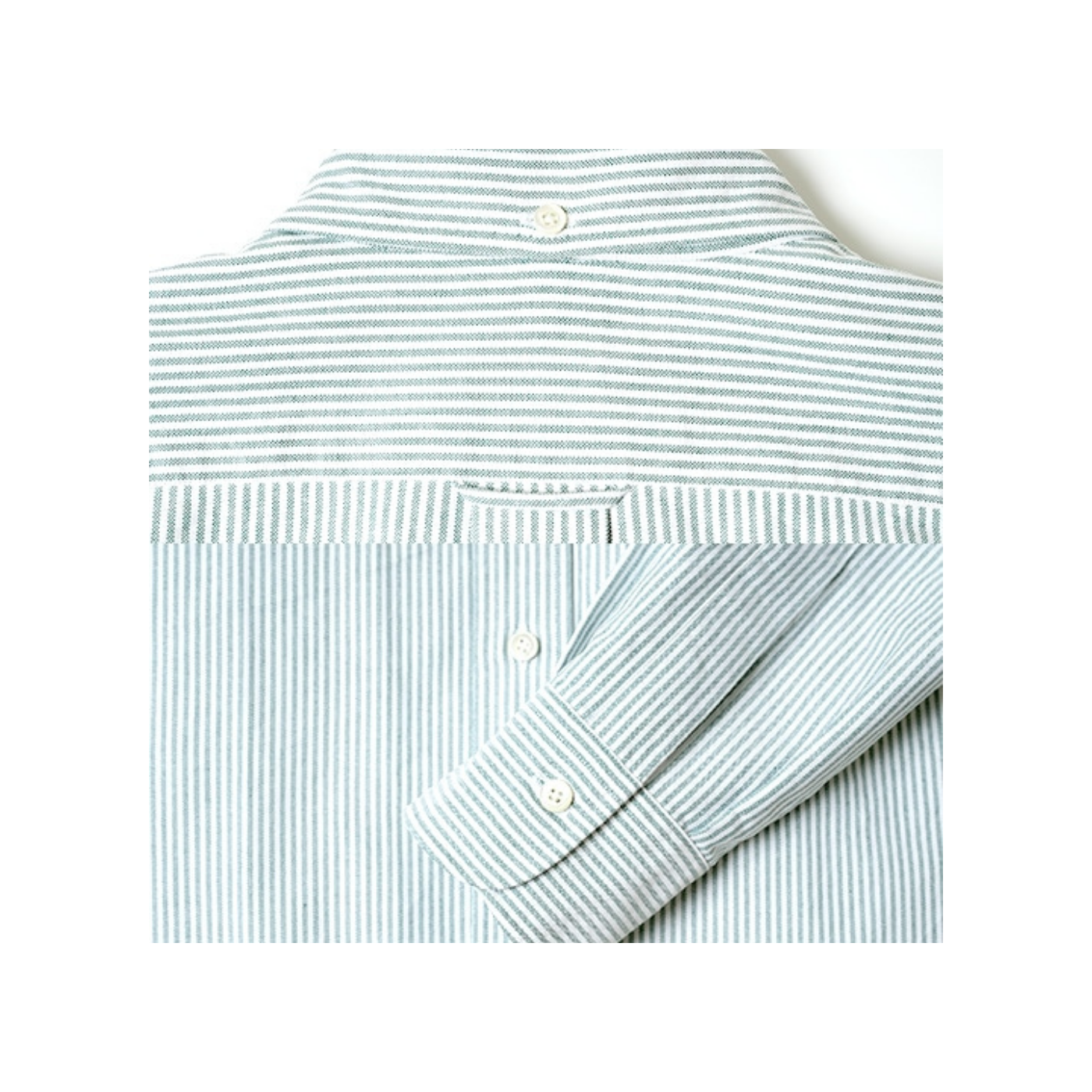 Chemise Vintage Ivy Button Down Oxford University Stripe - Green