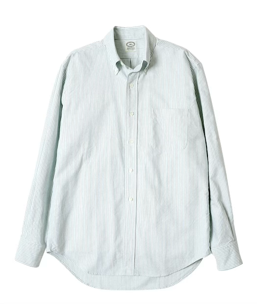 Chemise Vintage Ivy Button Down Oxford University Stripe - Green