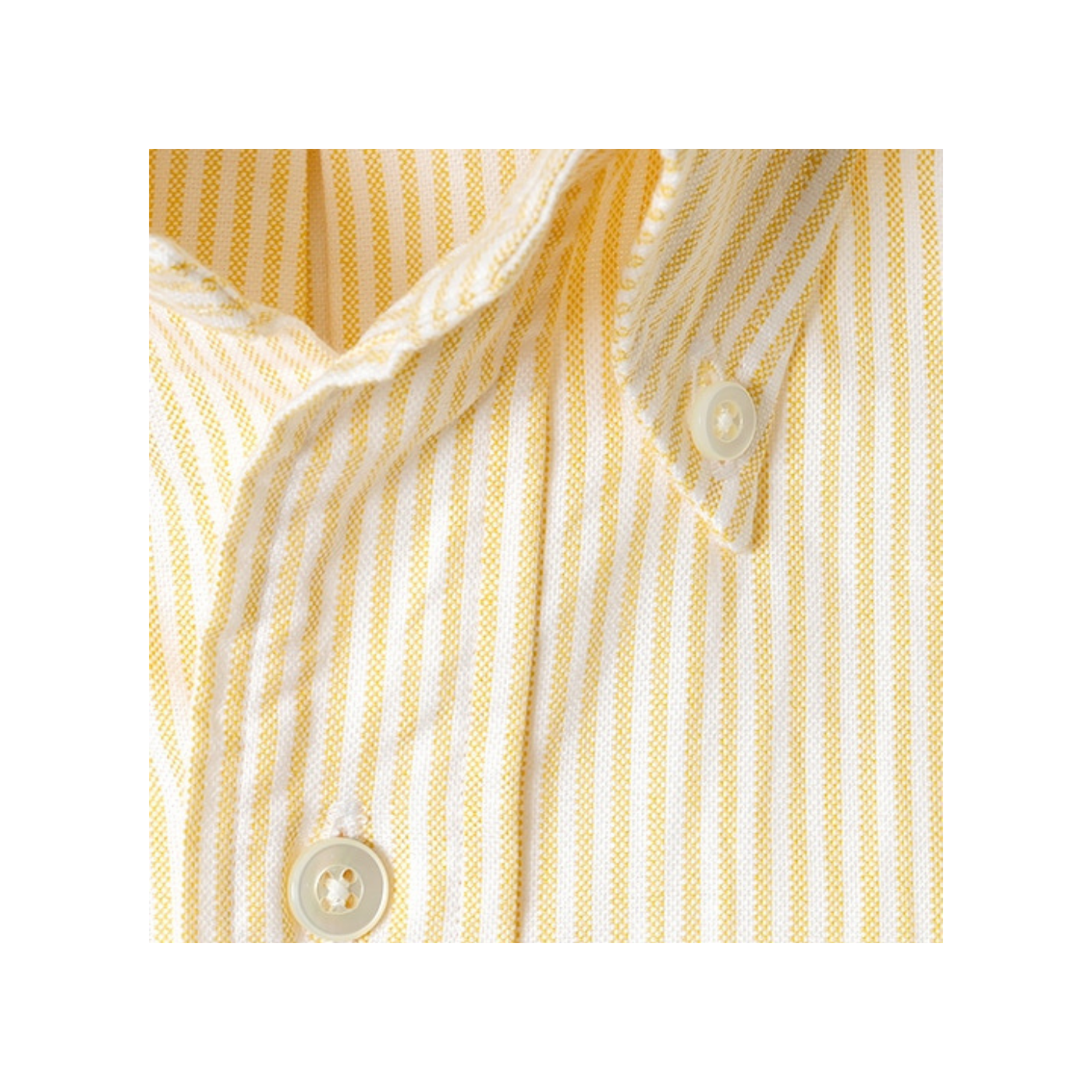 Chemise Vintage Ivy Button Down Oxford University Stripe - Yellow