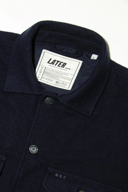 Blouson Worker en laine - Marine