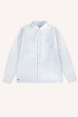 Chemise oxford HEOL - Rayures ciel