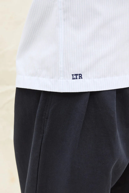 Chemise oxford HEOL - Rayures ciel