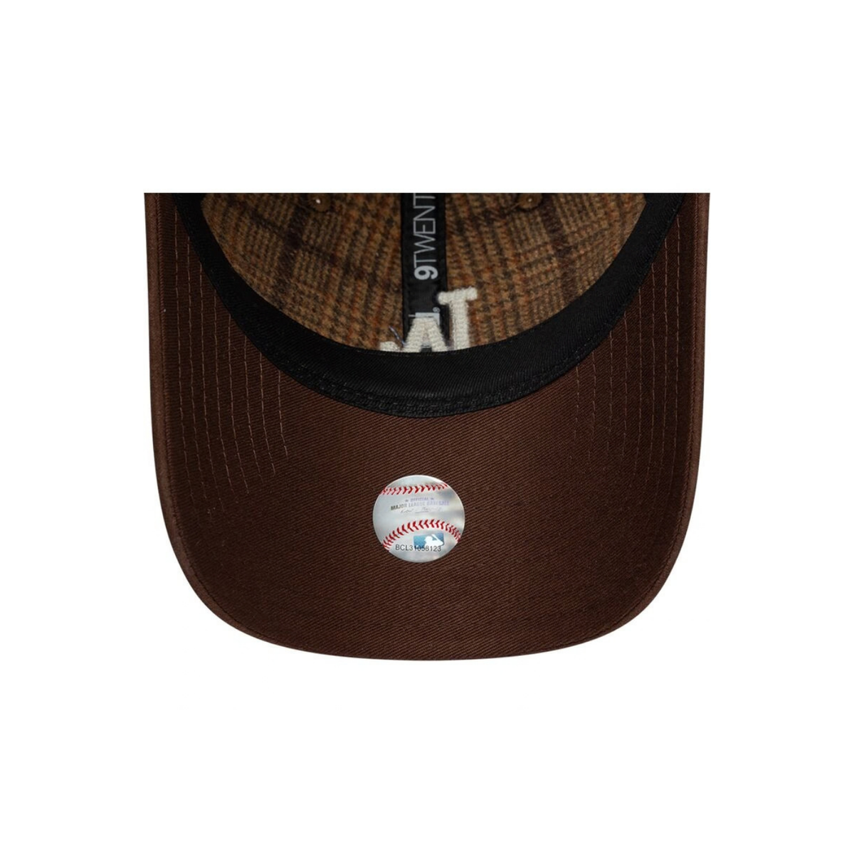 Casquette 9Twenty Mix Check Los Angeles Dodgers - Brown