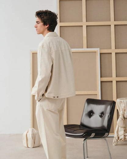 Calder Pantalon - Ecru