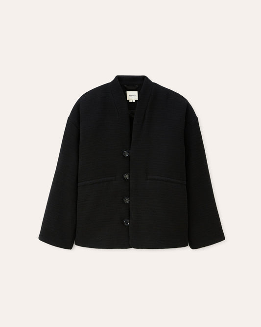 Vatna Veste matelassé - Black Tweed