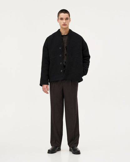 Vatna Veste matelassé - Black Tweed