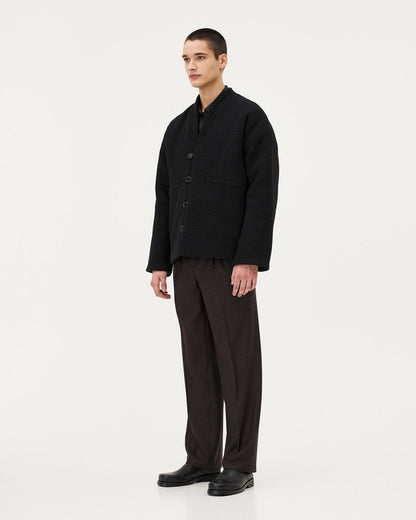 Vatna Veste matelassé - Black Tweed