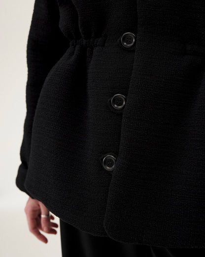 Vatna Veste matelassé - Black Tweed