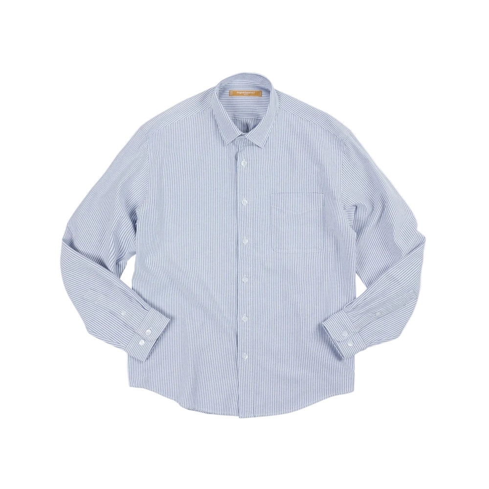 OG Stripe Seersucker Shirt - Blue