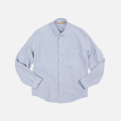 OG Stripe Seersucker Shirt - Blue