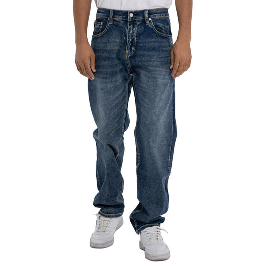 Denim Pant Relaxed Fit - Dark Stone Washed
