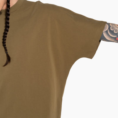 Heavywide Dolman T-Shirt - Olive