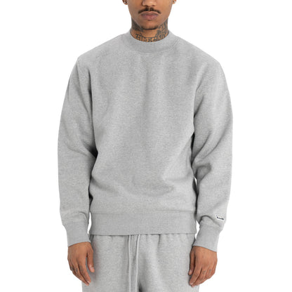 Heavyweight Basic Crewneck - Heather Gray